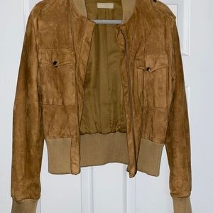 Massimo Dutti Tan, Suede Jacket